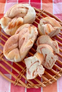 桜あんマーブルミニ食パン