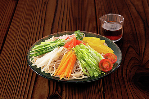 栄養◎あっさり美味しい野菜たっぷり冷麺の画像