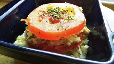 犬ご飯　鶏と野菜のミルフィーユの写真