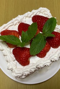 MrsWongちの春のショートケーキ