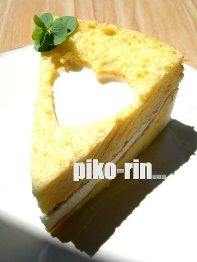 ♥ホワイトチョコムース・サンドケーキ♥の写真