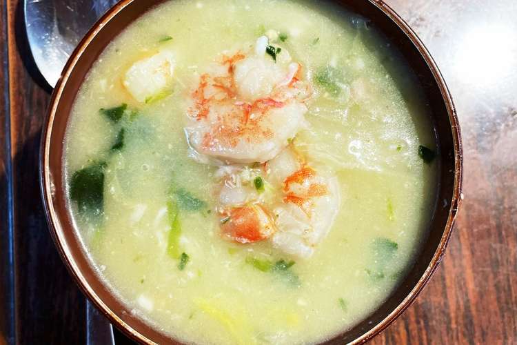 魚介と葉野菜の味噌豆乳クリームシチュー レシピ 作り方 By 三毛猫調理愛好家 クックパッド 簡単おいしいみんなのレシピが353万品