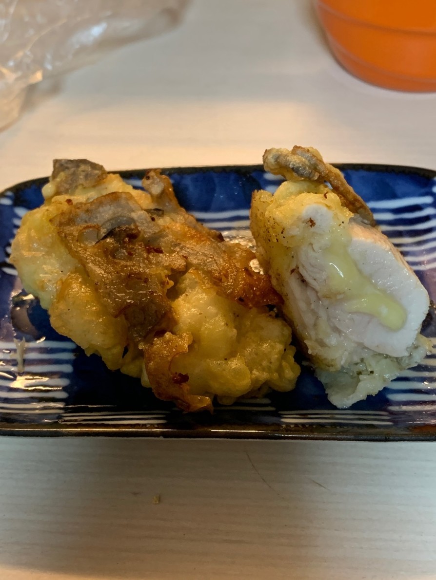 鶏むねチーズ天　米粉天ぷら衣の画像