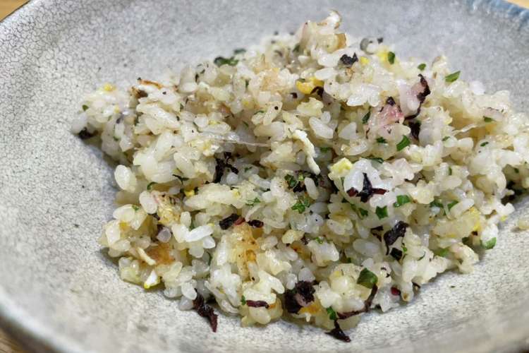 刺身のつまとダブルしそチャーハン レシピ 作り方 By まさ隊長 クックパッド 簡単おいしいみんなのレシピが376万品