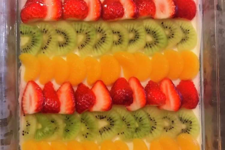 牛乳寒天 フルーツde2層ゼリー レシピ 作り方 By のりぞう22 クックパッド 簡単おいしいみんなのレシピが364万品