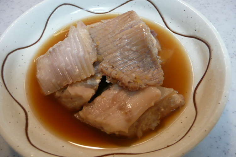 骨まで美味しい かすべの煮付け レシピ 作り方 By ゆうーみかん クックパッド 簡単おいしいみんなのレシピが354万品