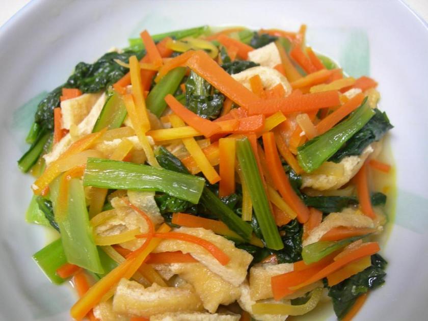 亜麻仁と野菜の炒め物レシピ