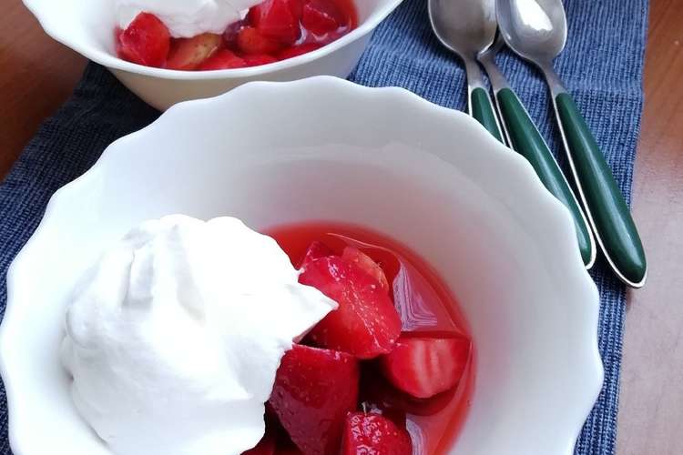 いちごデザート レシピ 作り方 By Irharuka クックパッド 簡単おいしいみんなのレシピが366万品