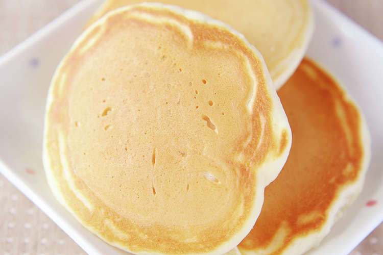卵不使用のパンケーキ 手づかみ離乳食にも レシピ 作り方 By ル アンジェお料理部 クックパッド 簡単おいしいみんなのレシピが357万品