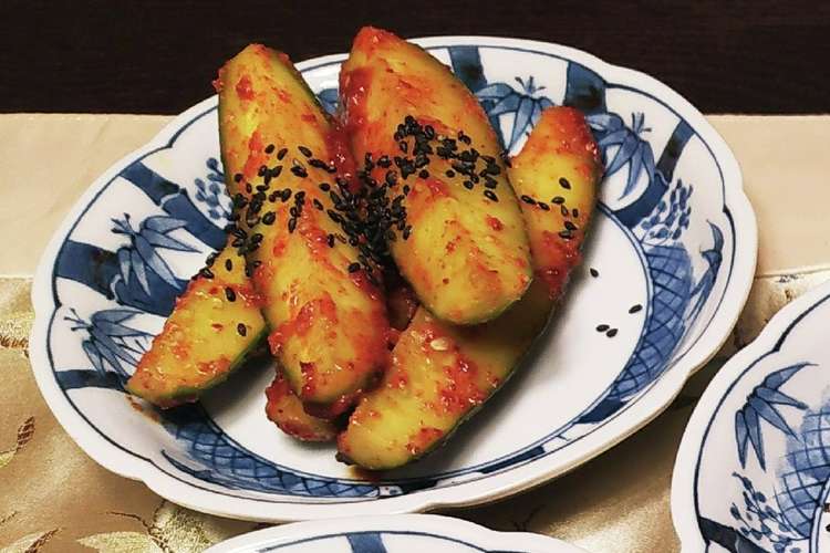 韓国の惣菜オイキムチ レシピ 作り方 By ワッキーウッキー クックパッド 簡単おいしいみんなのレシピが376万品