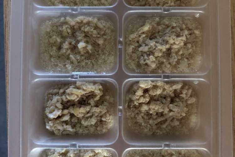 離乳食中期 後期の鶏ひき肉冷凍ストック レシピ 作り方 By Satominママ クックパッド 簡単おいしいみんなのレシピが357万品