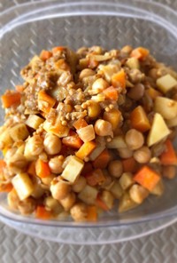 ひよこ豆とジャガ芋のサブシ（インド料理）