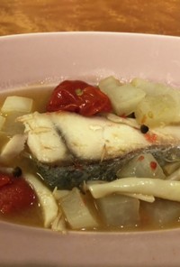 白身魚の簡単アクアパッツァ