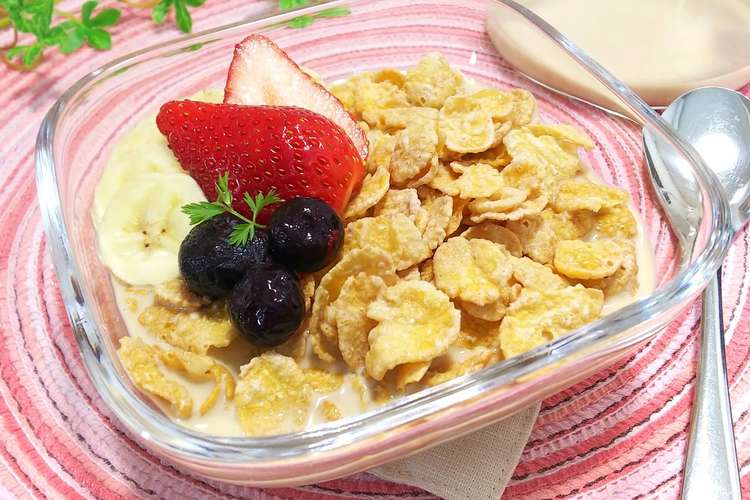 カフェオレでシリアル レシピ 作り方 By もへほっぺ クックパッド 簡単おいしいみんなのレシピが360万品