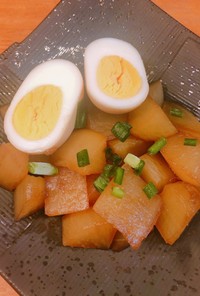 レンジ加熱で時短☆トロトロ大根と卵の煮物
