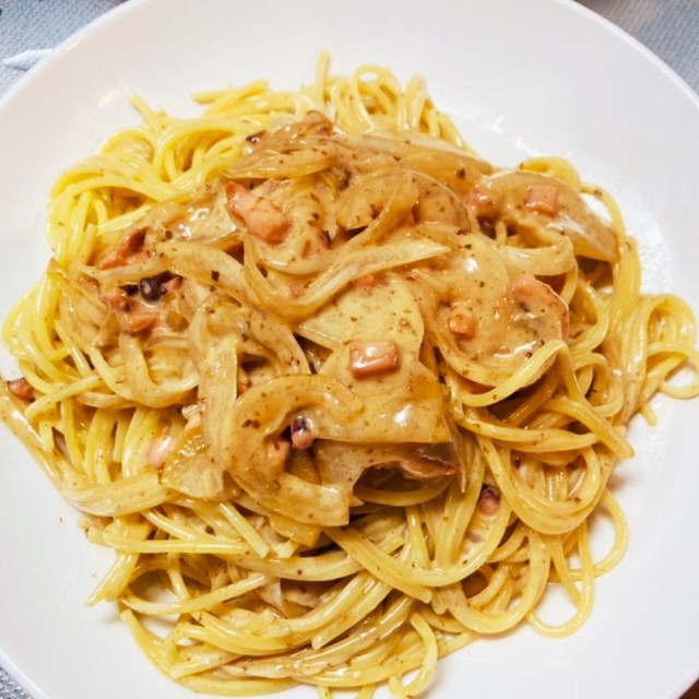 イカ明太クリームパスタ レシピ 作り方 By なるなるクック クックパッド 簡単おいしいみんなのレシピが370万品