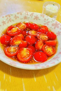 簡単常備菜♪ミニトマトのマリネ☆お弁当