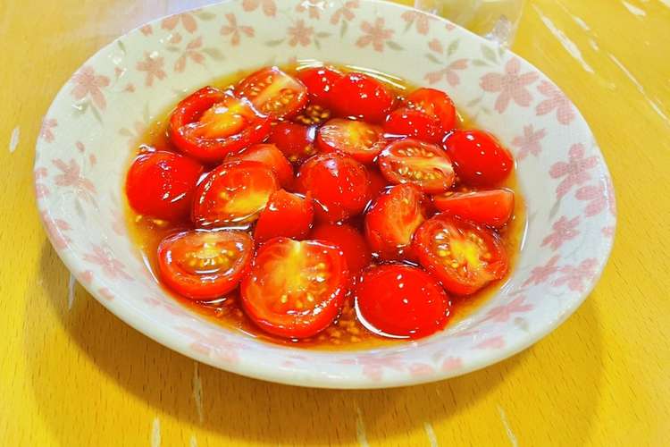 簡単常備菜 ミニトマトのマリネ お弁当 レシピ 作り方 By もみたん クックパッド 簡単おいしいみんなのレシピが365万品