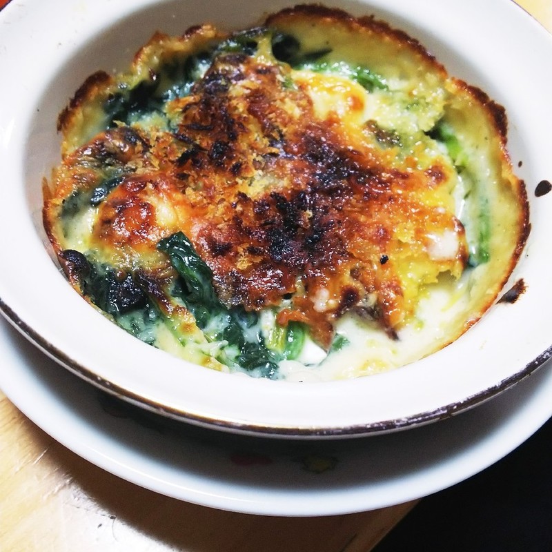 変身ほうれん草グラタン レシピ