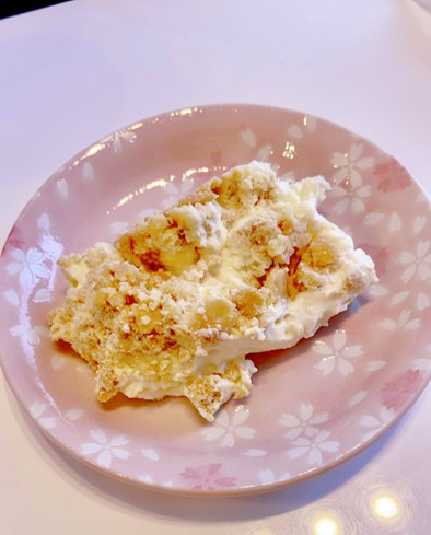 幼児もバクバク食べる豆腐レアチーズケーキの写真