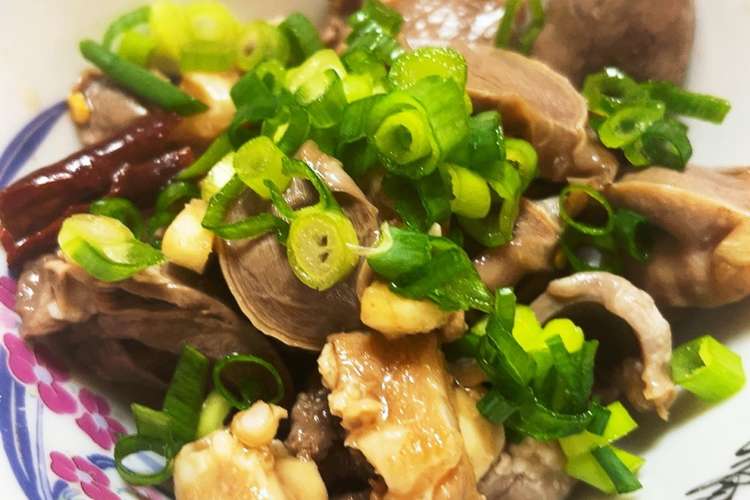 ハツ 砂肝 鳥軟骨ニンニクポン酢 レシピ 作り方 By むぎ７２０５２９ クックパッド 簡単おいしいみんなのレシピが365万品