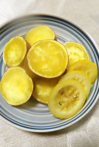 クックフォーミーで薩摩芋のレモン煮
