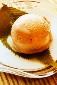糖質オフ☆桜アイスクリーム♪