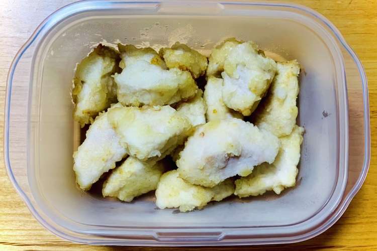 子供大好き メカジキのマヨネーズ唐揚げ レシピ 作り方 By おかあしゃんキッチン クックパッド 簡単おいしいみんなのレシピが364万品