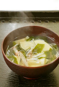 【野菜ソムリエ】中華風若竹スープ		