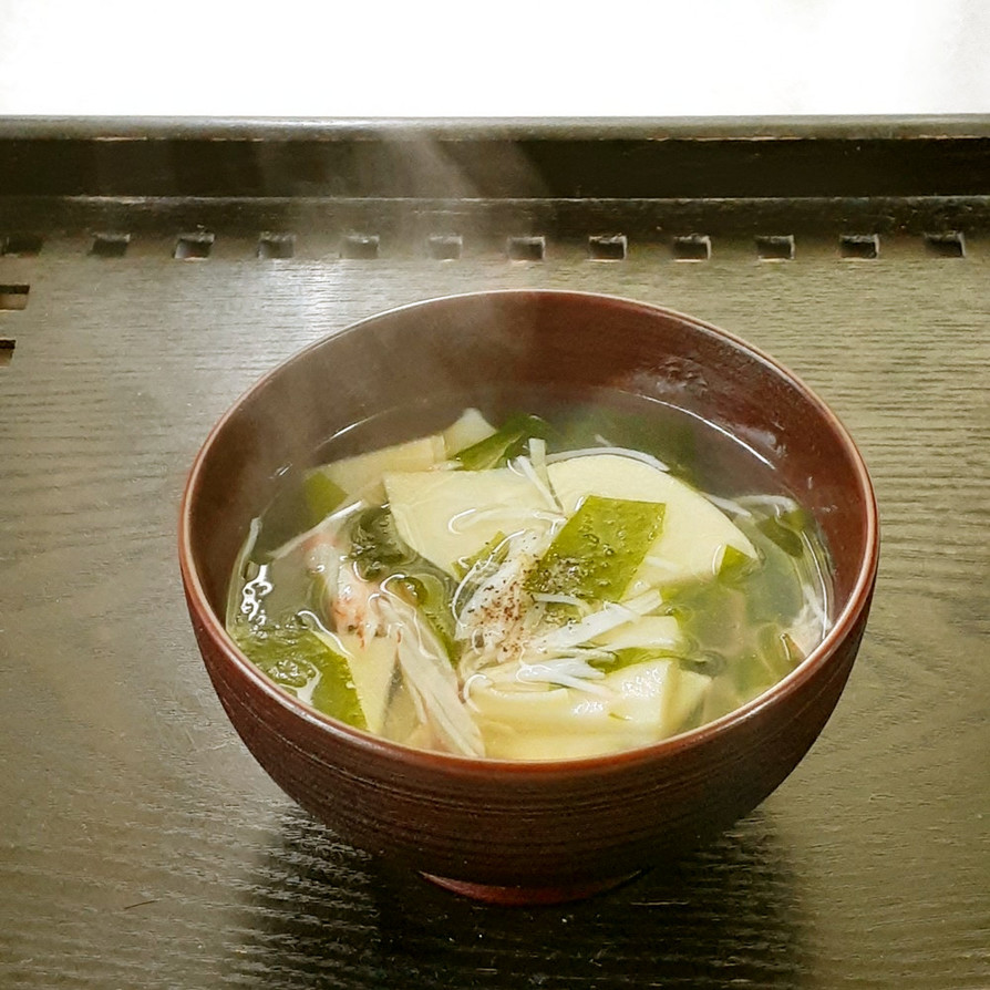 【野菜ソムリエ】中華風若竹スープ		の画像