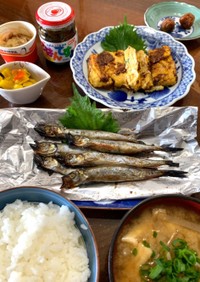 朝定食　焼き魚　