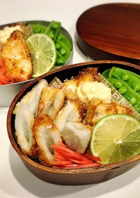 のっけ弁当(カジキのパン粉焼き)