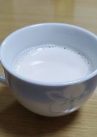 カルシウム補給☆ほんのり黒糖ミルク