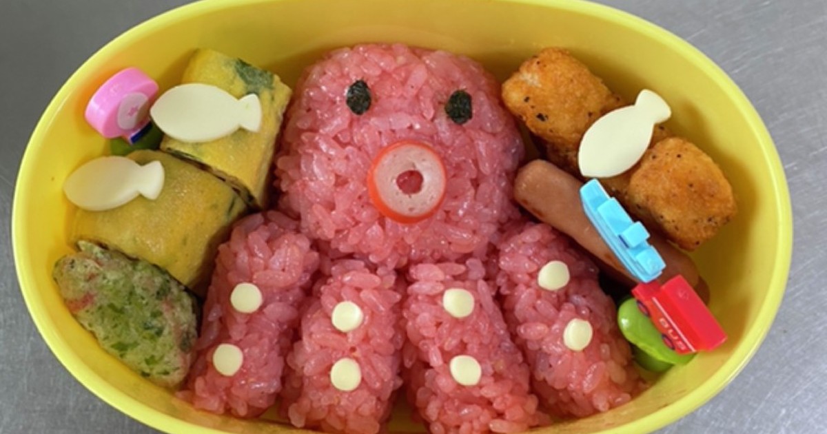 インパクト大 たこさんキャラ弁 レシピ 作り方 By はすrママ クックパッド 簡単おいしいみんなのレシピが358万品