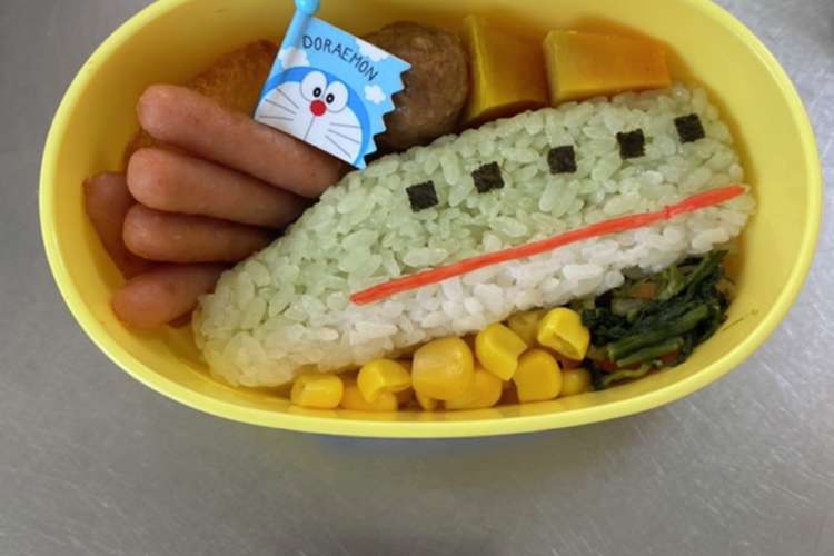 新幹線大好き はやぶさ キャラ弁 レシピ 作り方 By はすrママ クックパッド 簡単おいしいみんなのレシピが360万品