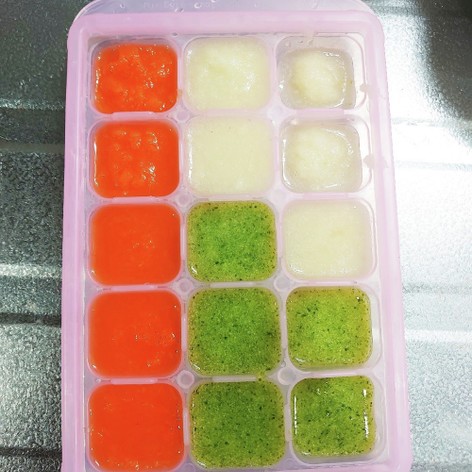 離乳食初期♡冷凍野菜ミックス♡再冷凍OK