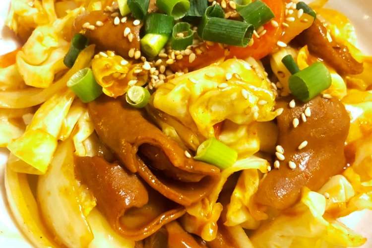 こてっちゃん野菜炒め味噌味 レシピ 作り方 By プロコフィエフ クックパッド 簡単おいしいみんなのレシピが366万品