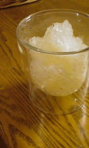日本酒シャーベットの写真