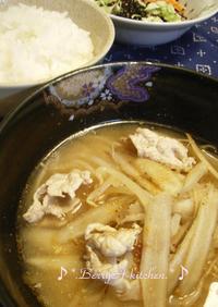 ごぼうの味噌鍋