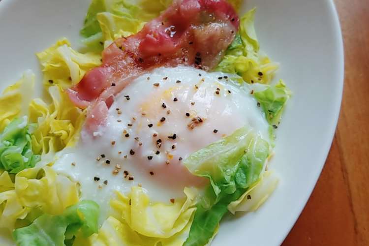 朝食に レンジで簡単ベーコンエッグ レシピ 作り方 By Soumei クックパッド 簡単おいしいみんなのレシピが355万品