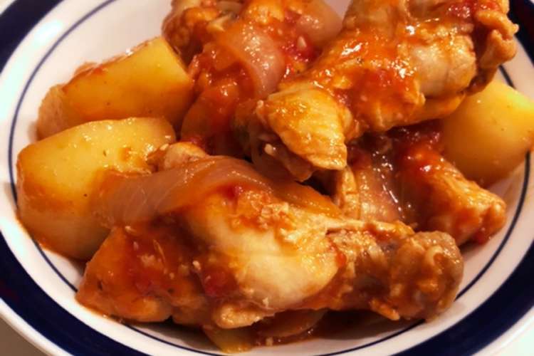 チキンのトマト煮込み 圧力鍋 レシピ 作り方 By かよピコ クックパッド 簡単おいしいみんなのレシピが360万品