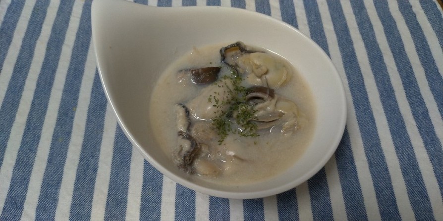 牡蠣の豆乳スープ☆の画像