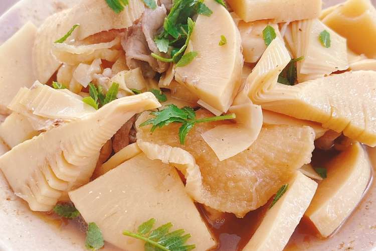 干し大根 たけのこ 豚の煮物 レシピ 作り方 By キッチンドランカー クックパッド 簡単おいしいみんなのレシピが357万品