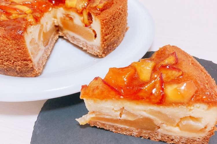 リンゴたっぷりチーズケーキ レシピ 作り方 By 骨取りサバカツオ クックパッド 簡単おいしいみんなのレシピが350万品
