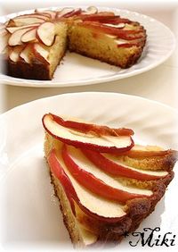 林檎のアーモンドケーキ