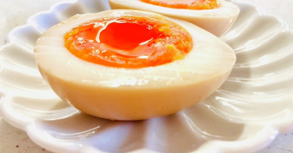 半熟卵の味玉♡(煮卵)