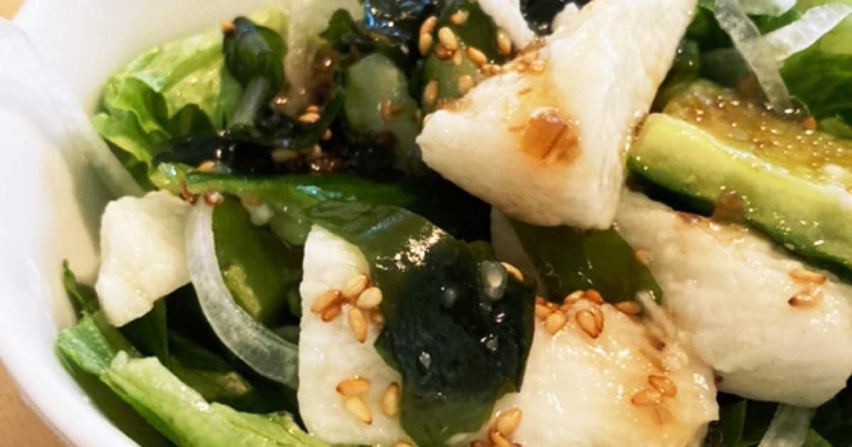 焼き桃の夏サラダ レシピ・作り方