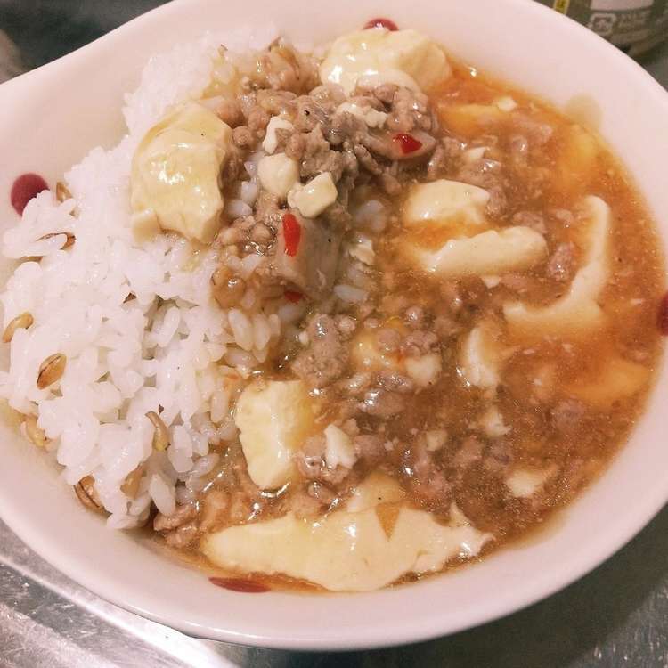 麻婆豆腐丼(簡単時短)