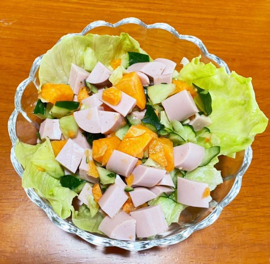 パクパクどんどん食べれる野菜サラダの画像
