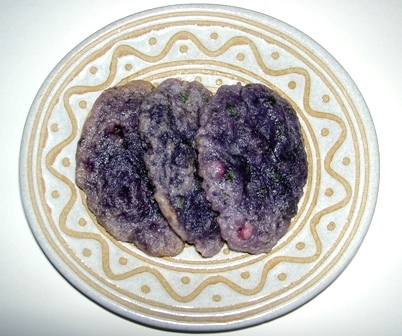  沖縄風紅芋揚げ餅『ウムクジアンダギ～』の画像